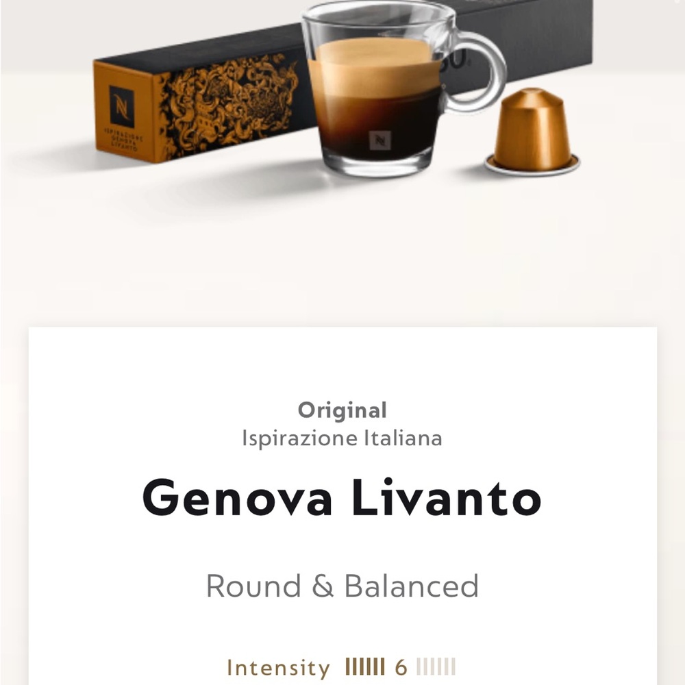 Nespresso pods